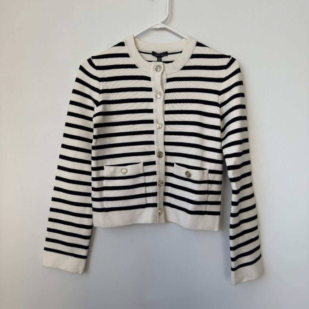 Dynamite Stripe Cardigan Gold Buttons Size XS NWT